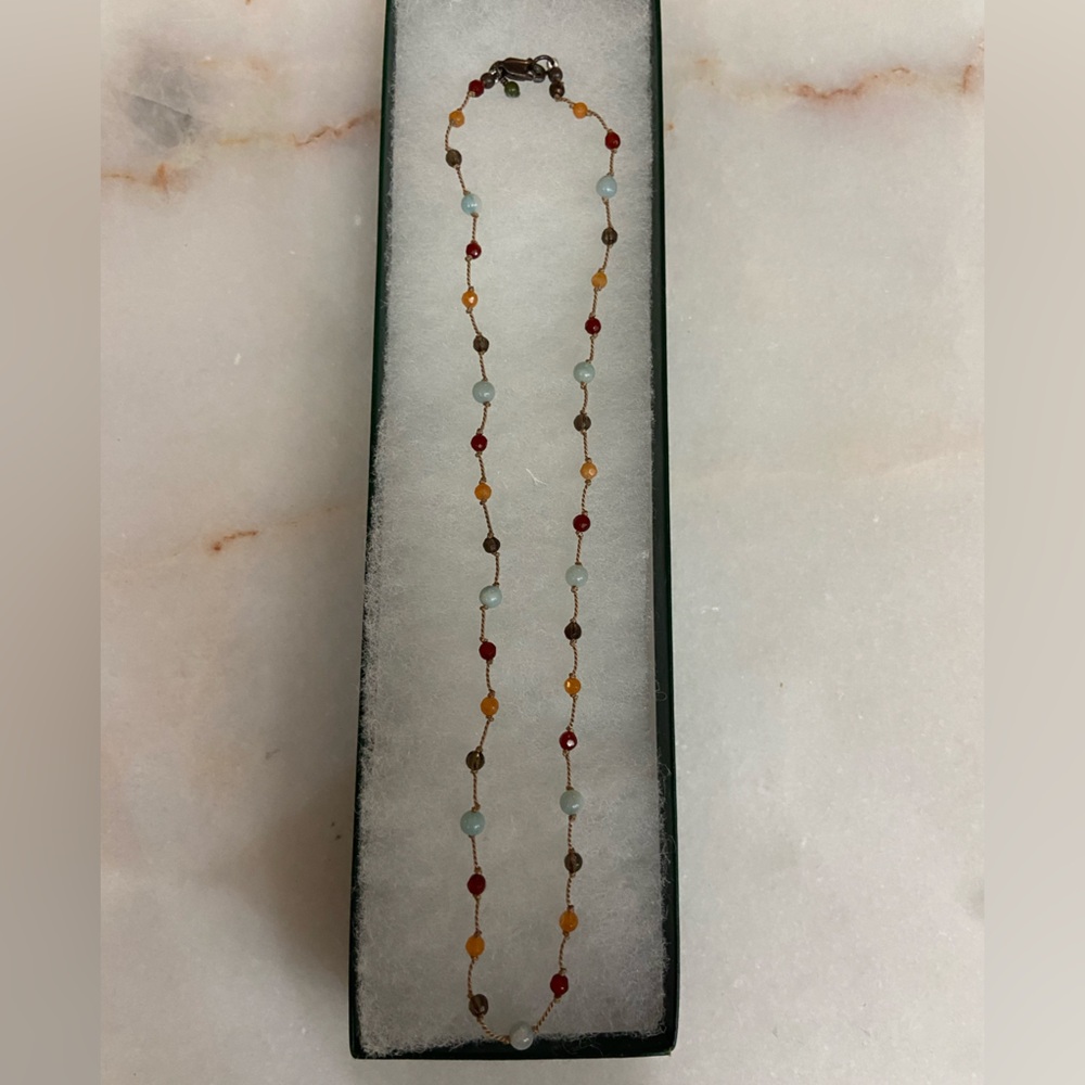 Elegant Multicolor Beaded Necklace